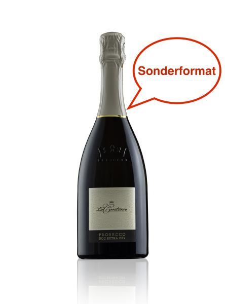 SONDERFORMAT (0,375 l - HALBE) - Prosecco Spumante Extra Dry, DOC, Le Contesse